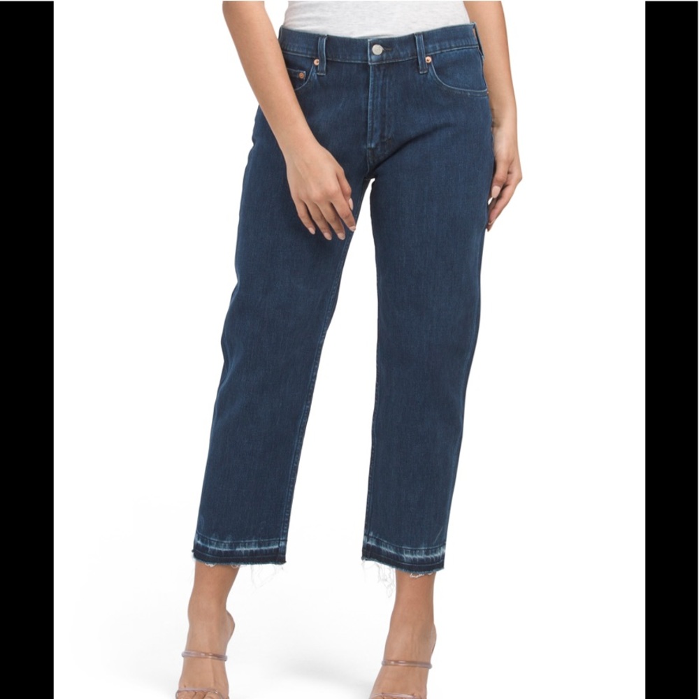 New Lucky Brand Relaxed Taper Mid Rise Boyfriend Jeans Sz 26
